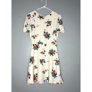 Chic Topshop White Floral Dress – US Size 2